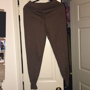 Windsor Brown Joggers. Size M. Never worn.